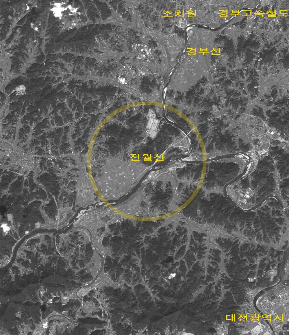 아리랑 1호가 촬영한 연기, 공주 이미지