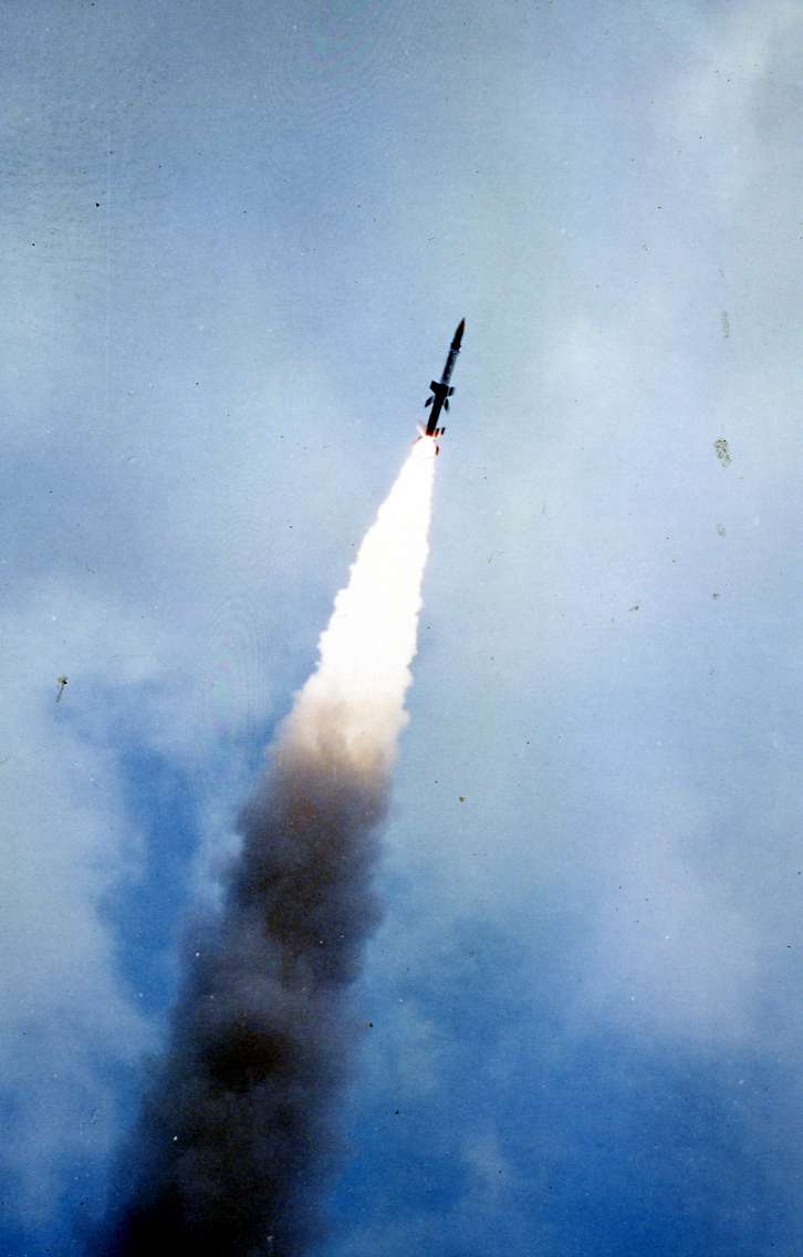 중형과학관측로켓(KSR-II) 발사 이미지