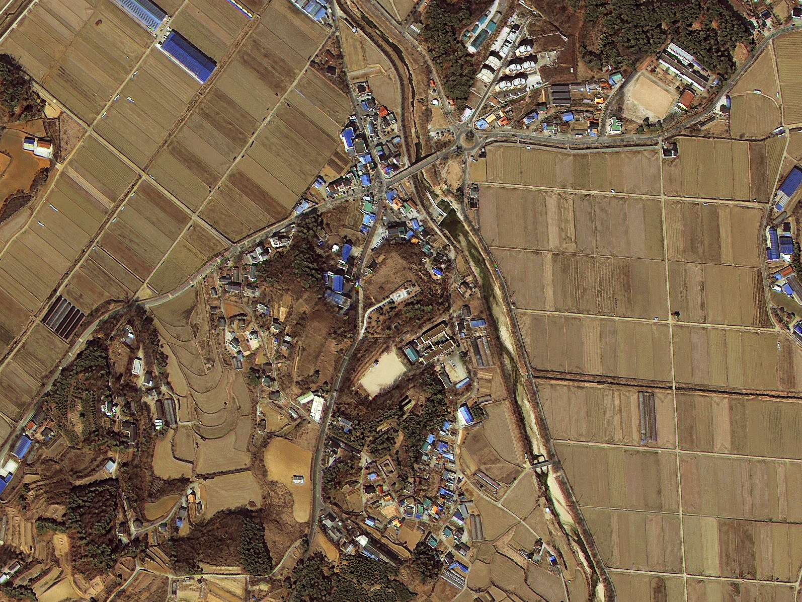 3.1운동 100주년 기념, 대전 충남지역 항일운동 유적지 위성영상 이미지