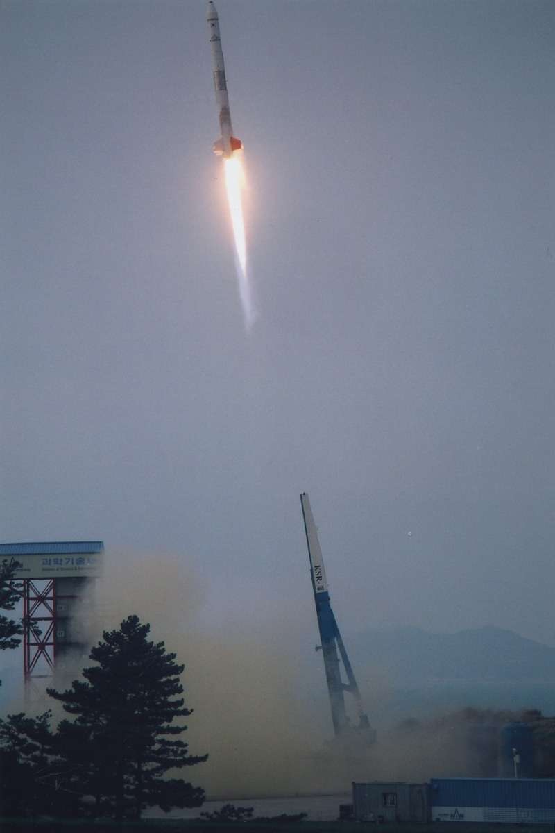 액체추진과학로켓(KSR-III) 발사장면 이미지