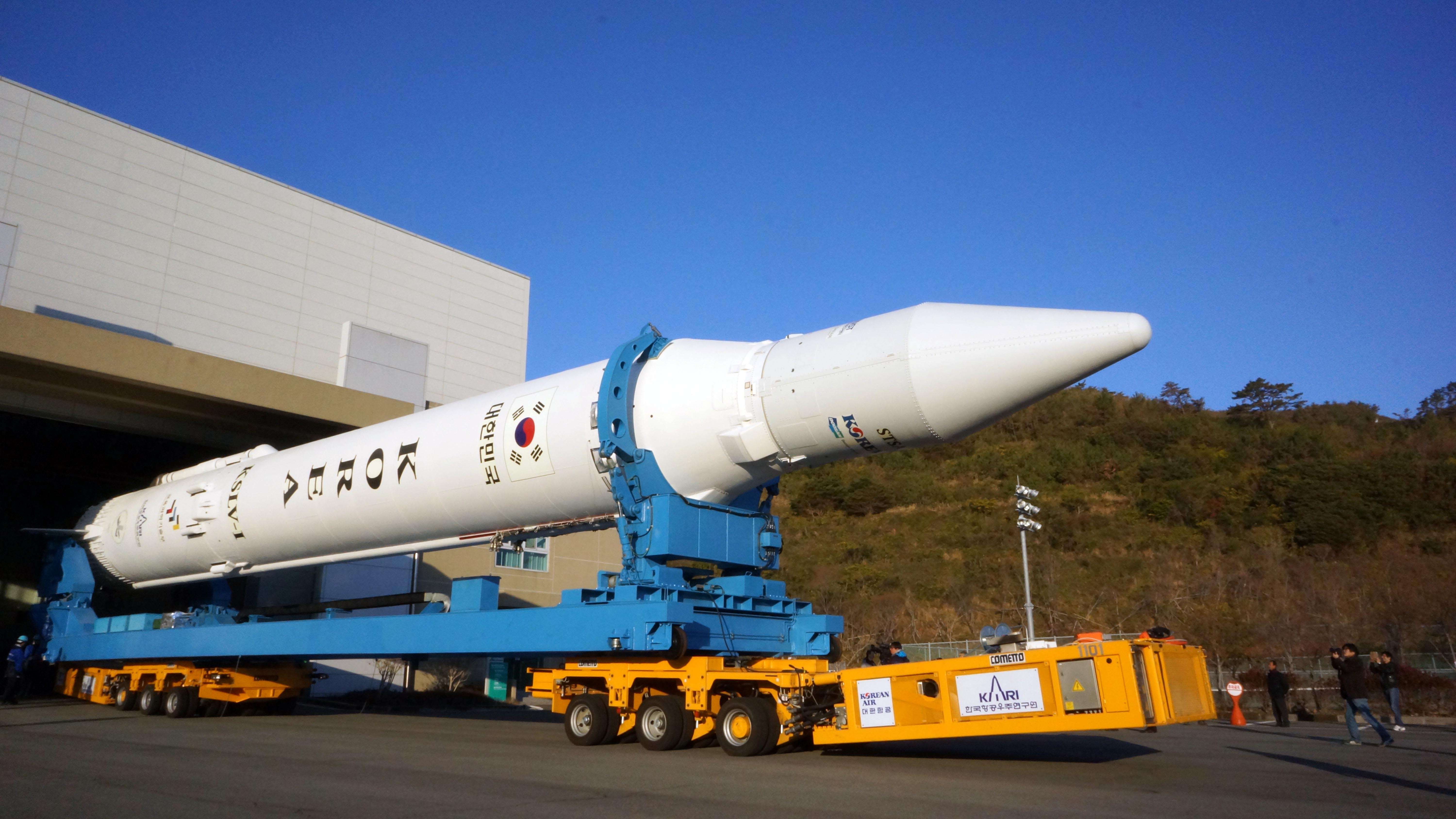 이송중인 나로호(KSLV-I) 이미지