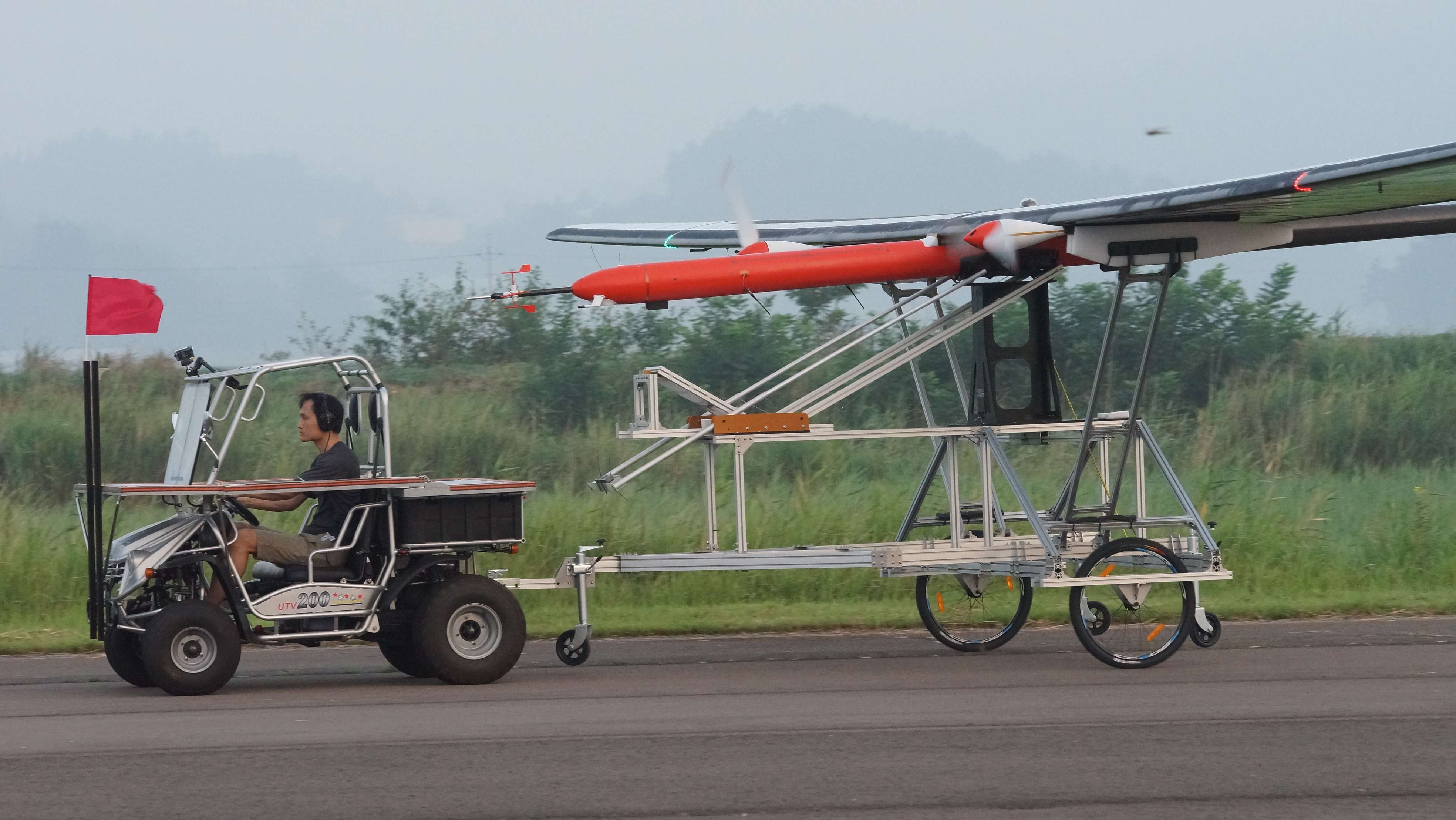 전기동력무인기(EAV-3) 이륙 이미지