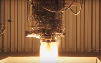 한국형발사체 7톤급 액체엔진 시험모델 1호기 연소시험(100초) 근접영상 [이미지]