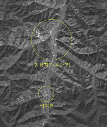 아리랑 1호가 촬영한 김형직군 [이미지]