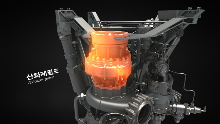 한국형발사체 75톤급 엔진 CG 산화제펌프